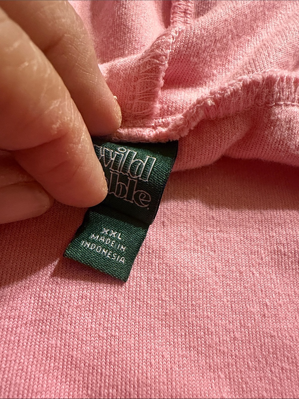 wild fable Pink Hooded Zip Sweatshirt - Picture 3 of 4